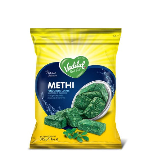 Vadilal Frozen Methi (Fenugreek leaves) blocks 312g