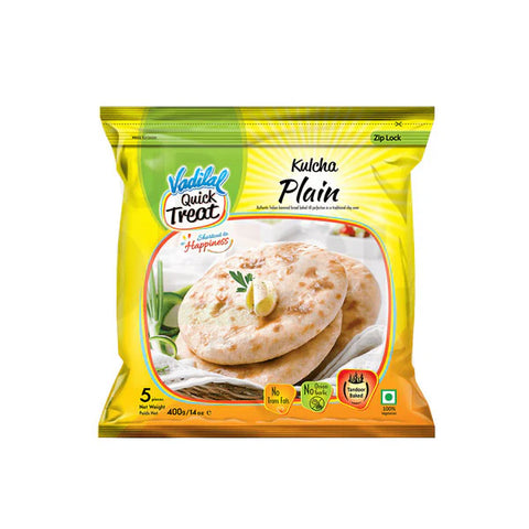 Vadilal Frozen Plain Kulcha 400g