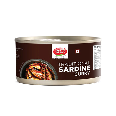 Tasty Nibbles Ready to Eat Sardine Curry 185g